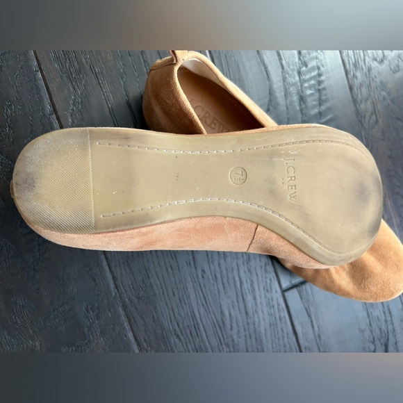 J. Crew suede ballet flats taupe - Picture 2 of 3